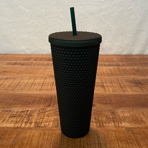Starbucks Spring 2022 Studded Matte Green 24 oz Tumbler - Picture 3 of 5
